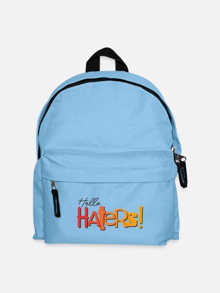Hello Haters! Cool statement - Kids' Backpack - light blue