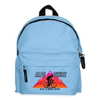 Alpe d'Huez Allez Le Double Exploit - Sac à dos Enfant - bleu clair - Devant
