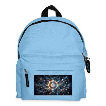 Core of the AI network - Kids' Backpack - light blue - Front