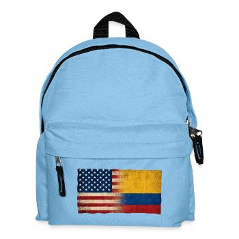 USA Paraguay Friendship Flag Identity - Kids' Backpack - light blue - Front