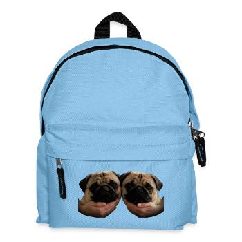 Tiens mon Carlin - Sac à dos Enfant - bleu clair - Devant