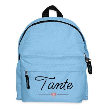 Aunt Heart Gift Family Favorite Person - Kids' Backpack - light blue - Front