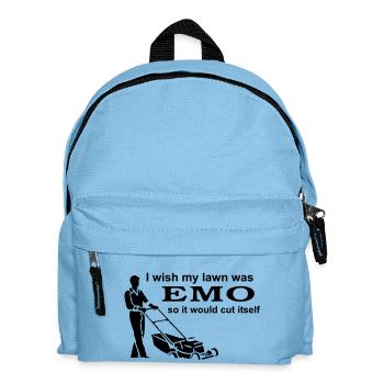 I Wish My Lawn Was Emo So It Would Cut Itself - Sac à dos Enfant - bleu clair - Devant