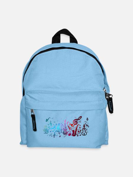 Music - Kids' Backpack - light blue