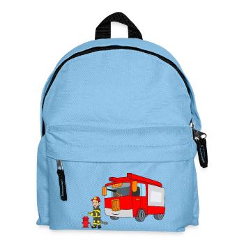 Pompier Département Camion de pompiers tison Supprimer - Sac à dos Enfant - bleu clair - Devant