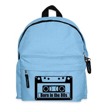 born in the 80s - Kids' Backpack - light blue - Front