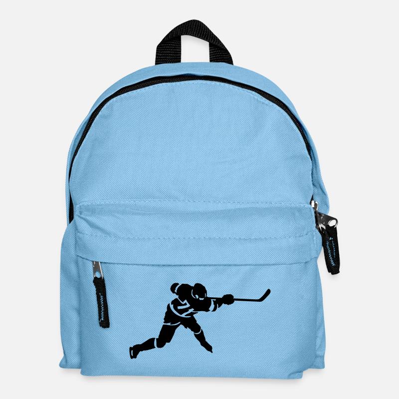 Eishockey - Kinder Rucksack - Hellblau