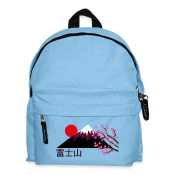Mont Fuji, Japon - Sac à dos Enfant - bleu clair - Devant
