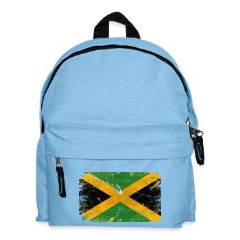 Jamaica Vintage Flag - Kinder Rucksack - Hellblau - Vorne