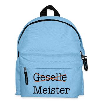 meister - Kinder Rucksack - Hellblau - Vorne