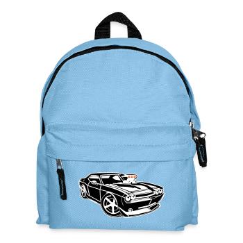 La puissance d’une muscle car à l’état pur ! - Sac à dos Enfant - bleu clair - Devant
