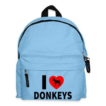 Donkey - Kids' Backpack - light blue - Front
