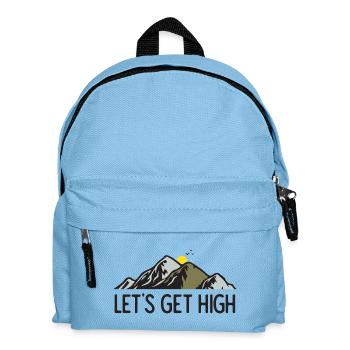Montagnes - Let’s Get High - Sac à dos Enfant - bleu clair - Devant