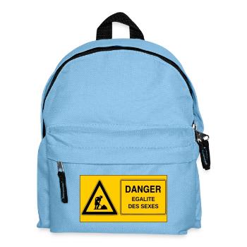 Gender equality - Kids' Backpack - light blue - Front