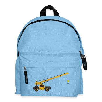 Kranwagen - Kinder Rucksack - Hellblau - Vorne