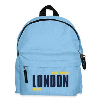 London – England Lyric Design - Kids' Backpack - light blue - Front