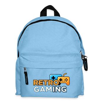 Retro Gaming - Kids' Backpack - light blue - Front