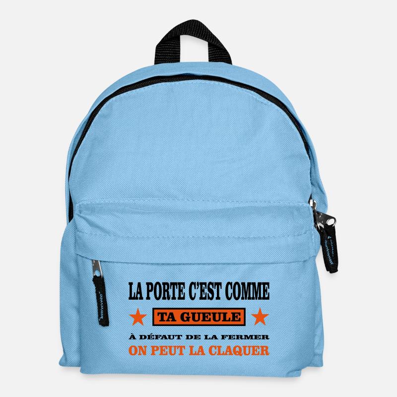 Shut up - Kids' Backpack - light blue