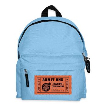 Darts Tournament Ticket 2024 - Kids' Backpack - light blue - Front