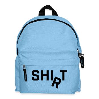 Le Chemise R s’inscrit autour du motif du slogan - Sac à dos Enfant - bleu clair - Devant