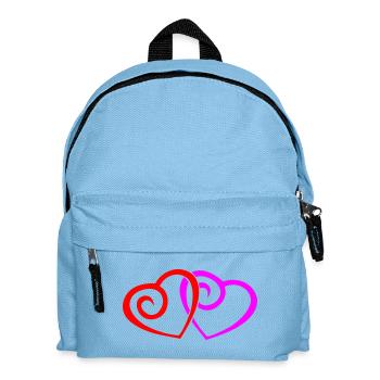 Hearts Love - Kids' Backpack - light blue - Front