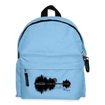 1989 Gitarre Natur Musik 37. Geburtstag - Kinder Rucksack - Hellblau - Vorne