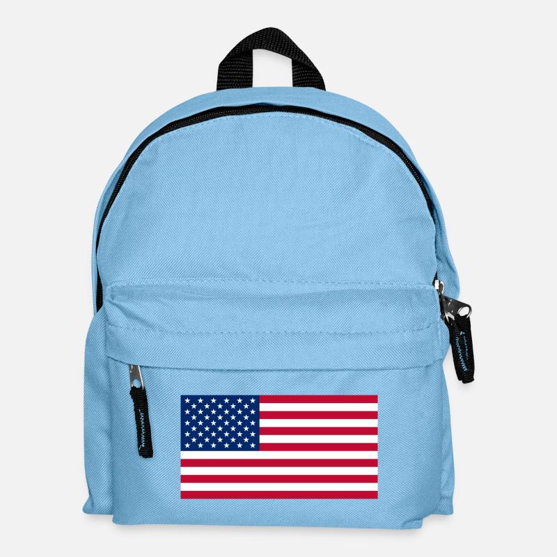 usa - Kinder Rucksack - Hellblau