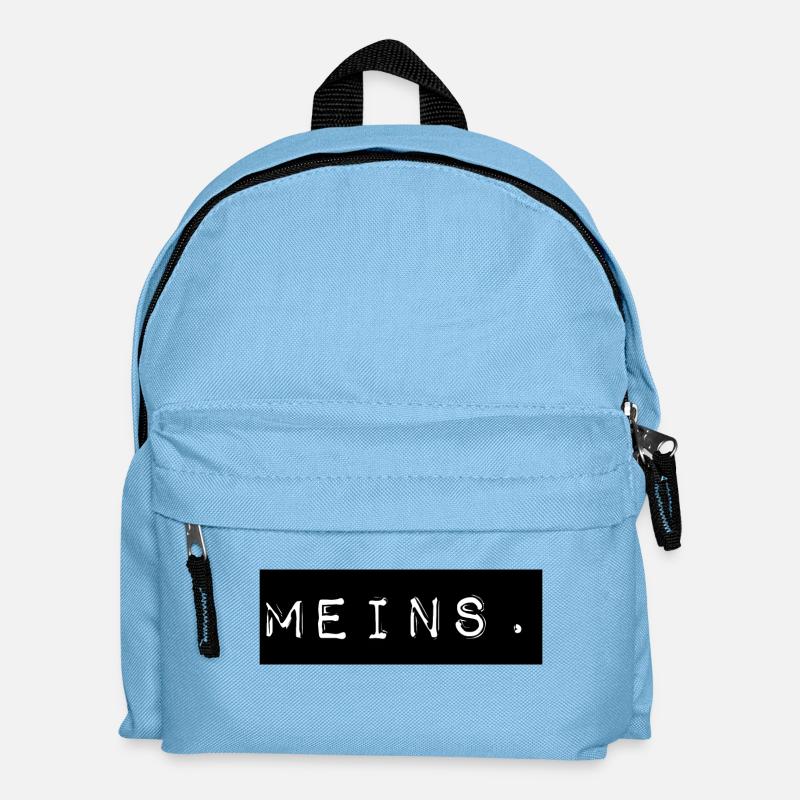 Meins - Kinder Rucksack - Hellblau