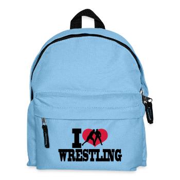wrestling sports - Kids' Backpack - light blue - Front