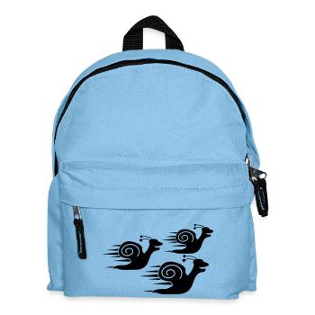Snail Race - Kids' Backpack - light blue - Front