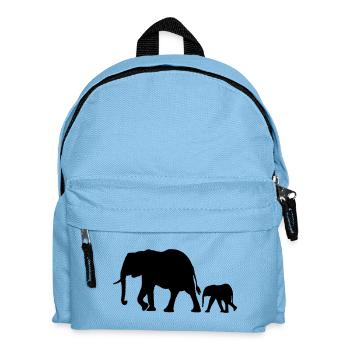 Eléphants - Sac à dos Enfant - bleu clair - Devant