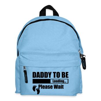 Daddy To Be Loading Please Wait - Kids' Backpack - light blue - Front