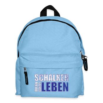 Schalker mein ganzes Leben - Kinder Rucksack - Hellblau - Vorne