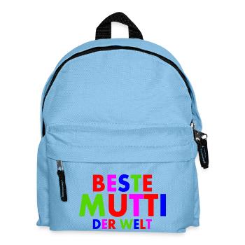 Beste mutti der welt - Kinder Rucksack - Hellblau - Vorne