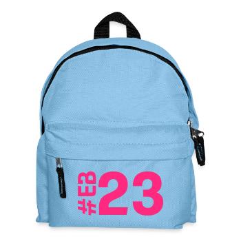 EB23-KARTON - Kinder Rucksack - Hellblau - Vorne