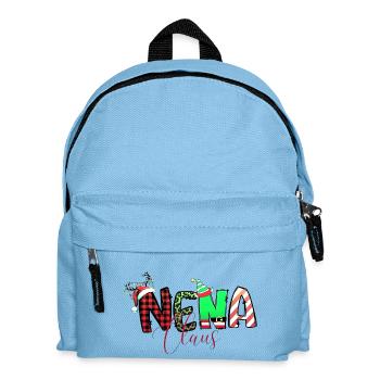 Weihnachten Weihnachtsmann 2024 2025 Film Urlaub Familie XMS - Kinder Rucksack - Hellblau - Vorne