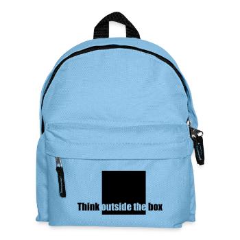 Think Outside The Box - Kids' Backpack - light blue - Front