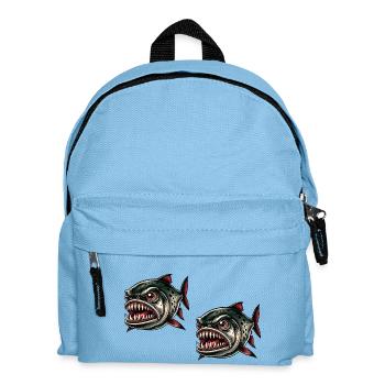 Piranha Comic 2 - Kids' Backpack - light blue - Front