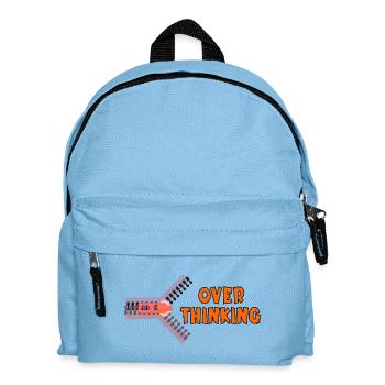 OVERTHINKING LIFE WISDOM - Kids' Backpack - light blue - Front