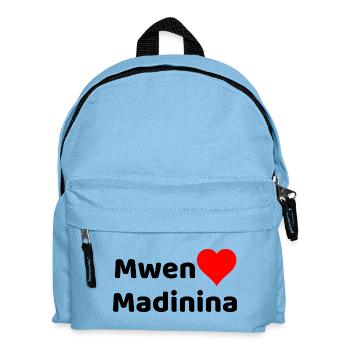 Mwen enmé Madinina - Ich liebe Martinique - Kinder Rucksack - Hellblau - Vorne