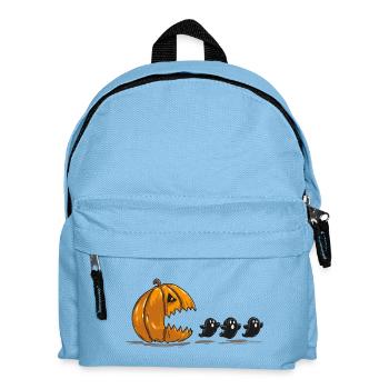 Tiges de citrouille Fantômes d’Halloween - Sac à dos Enfant - bleu clair - Devant