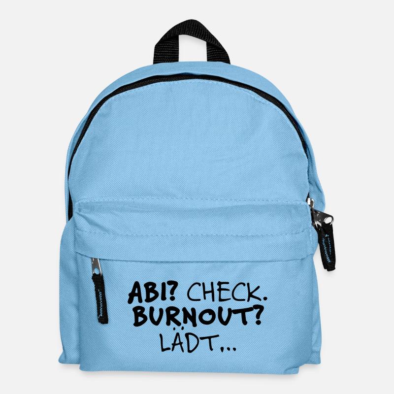 Abitur? Check - Kinder Rucksack - Hellblau