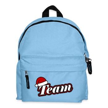Équipe de Noël Père Noël Hat - Sac à dos Enfant - bleu clair - Devant