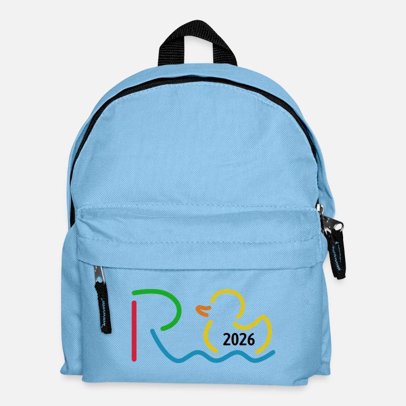 Rente 2026 - Ruhestand - Pension - Kinder Rucksack - Hellblau