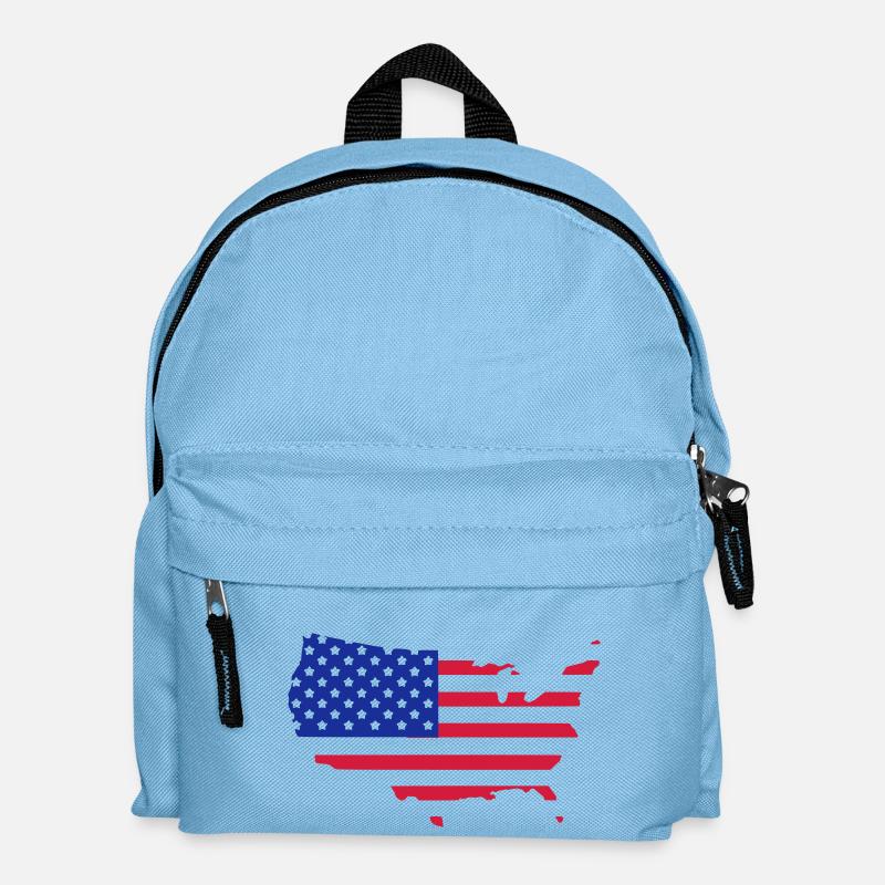 USA - Kinder Rucksack - Hellblau