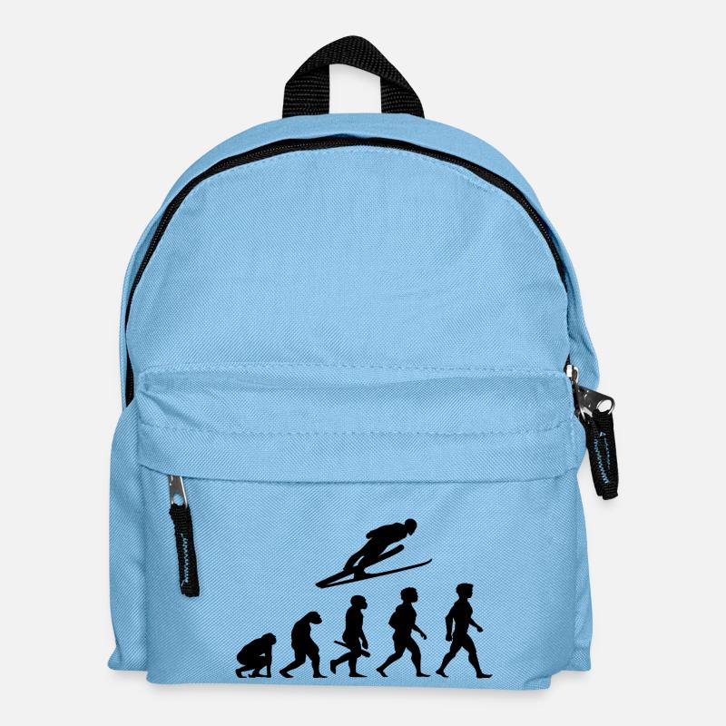 Evolution Ski long jump ski flying ski jumping - Kids' Backpack - light blue