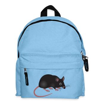 Ratte - Kinder Rucksack - Hellblau - Vorne