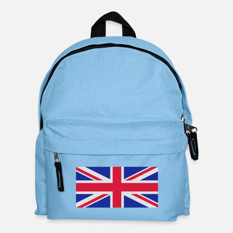 Drapeau Royaume-Uni - Sac à dos Enfant - bleu clair