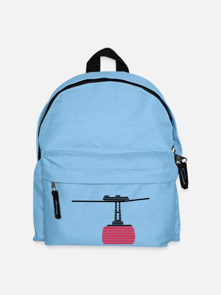 cable car - Kids' Backpack - light blue