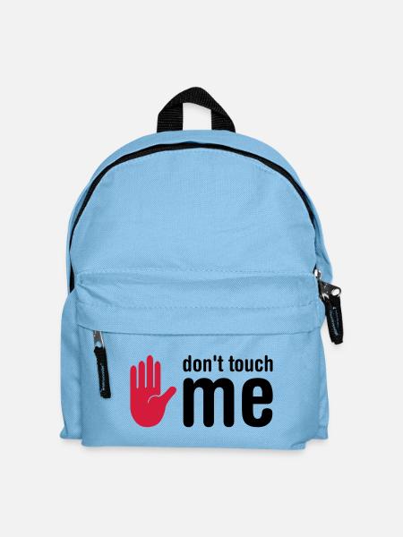 don't touch me - Kids' Backpack - light blue